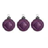 Boules de Noël matelassé